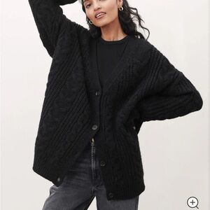 *SOLD* Jenni Kayne cocoon cable knit sweater